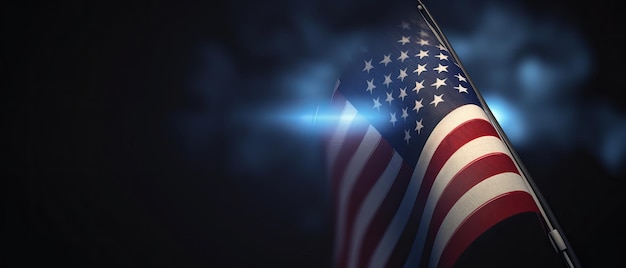 Flaga Stanów Zjednoczonych Dzień Niepodległości Dzień Pamięci Dzień Patriotów Generatywna AI