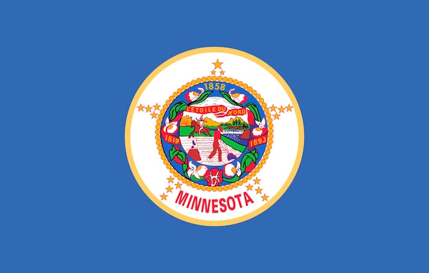 Flaga stanu Minnesota USA