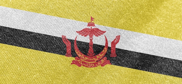 Flaga tkaniny Brunei materiał bawełniany szerokie flagi tapeta tkanina flaga Brunei tło