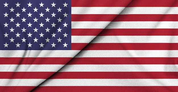 Flaga Tkaniny Z Stany Zjednoczone, Ameryka