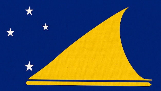 Flaga Tokelau Flaga narodowa Wysp Tokelau Symbol kraju w Oceanii