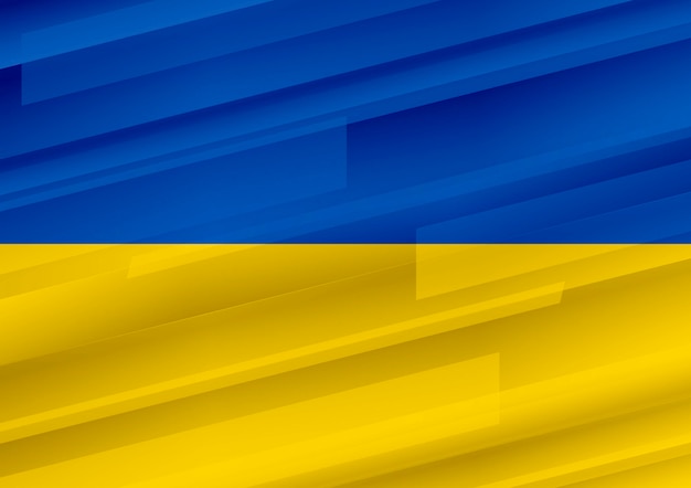 Flaga Ukrainy - ilustracja stockowa