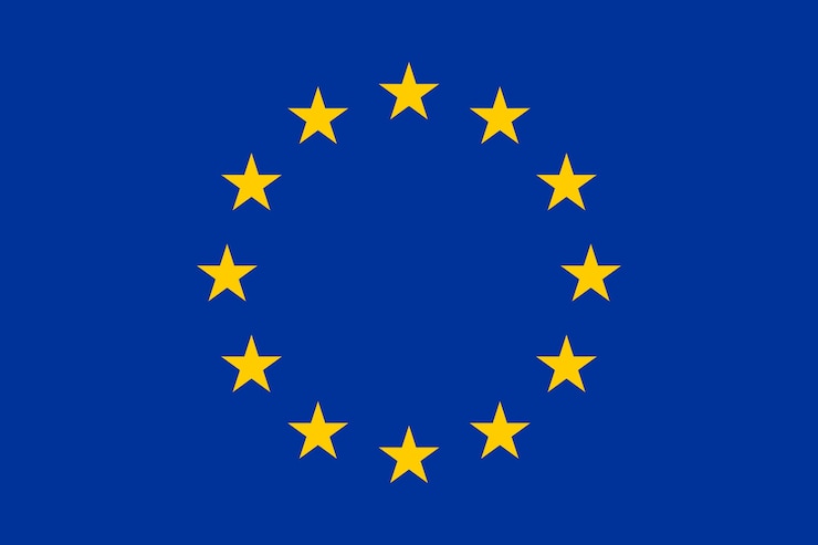 Zdjęcie flaga unii europejskiej (ue)