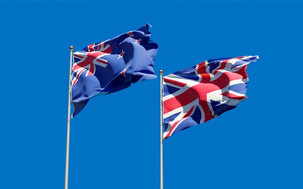 Flagi Nowej Zelandii i Nowej Zelandii