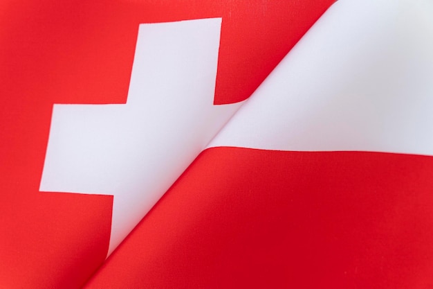 Flagi Szwajcaria i Polska koncepcja stosunków międzynarodowych między państwami Stan rządów Przyjaźń narodów