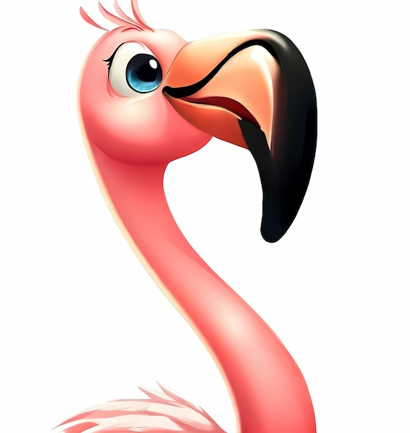 Zdjęcie flamingo fantasia generowane przez ai