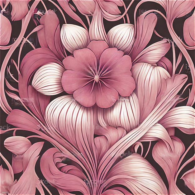 Flores Art Deco