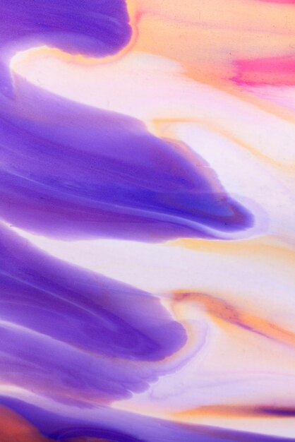 Fluid art tekstura tła z abstrakcyjnym mieszaniem farby płynny akryl obraz przepływa i rozpryskiwa