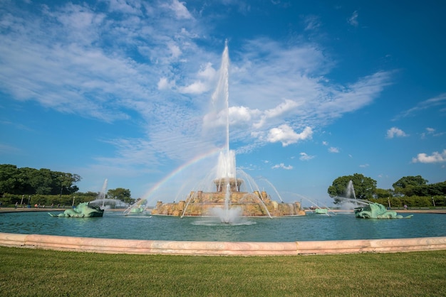 Fontanna Buckingham W Grant Park Chicago Usa