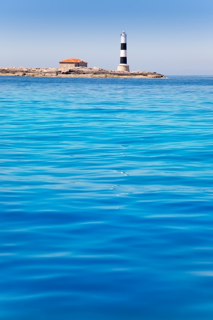 Formentera Freus faro en Pou latarnia morska Porcs