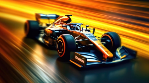 Formuła samochód wyścigowy HD 8K tapeta Stock Obraz fotograficzny