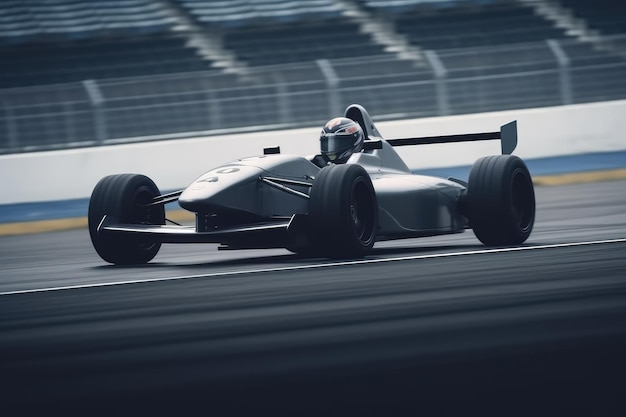 Formuła wyścigowa samochodów sportowych na torze wyścigowym