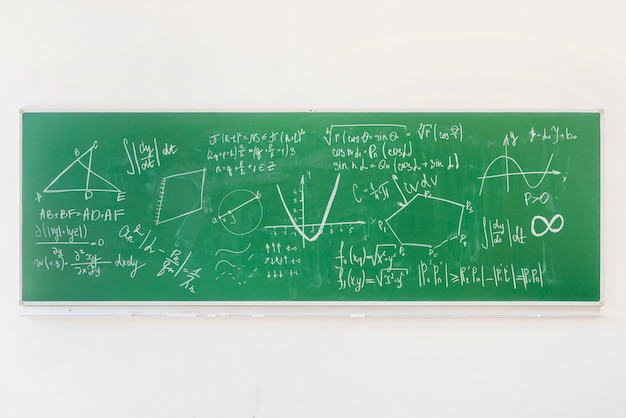 Formuły Matematyczne Na Tablicy W Klasie