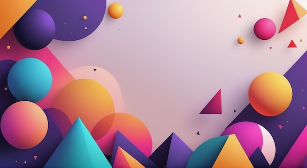 Formy abstrakcyjne Oazy Formy geometryczne Tło dla nowoczesnego projektowania