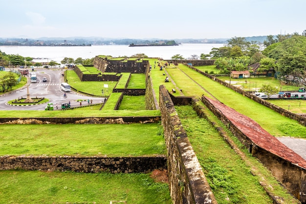 Fort Galle na południowy zachód od Sri Lanki