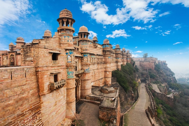 Fort Gwalior lub Gwalior Qila w Indiach