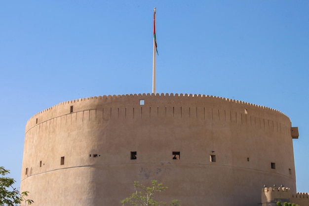 Zdjęcie fort miasta nizwa w omanie