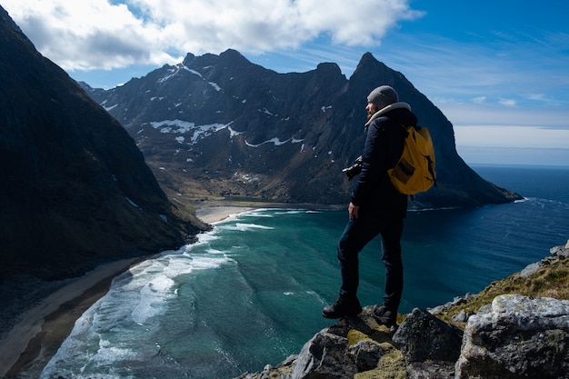 Fotograf Na Lofotach W Norwegii