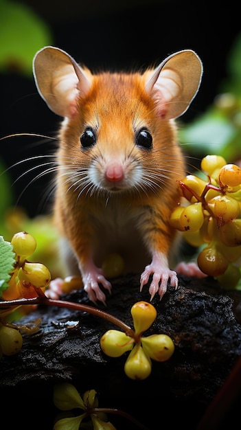 Fotografia makro fauna żniwa mysz biologia owady małe zwierzęta z bliska deszcz i krople rosy miniaturowa mikrobiologia anatomia