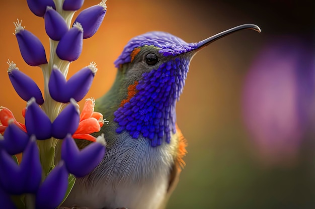 Fotografia makro kolibra