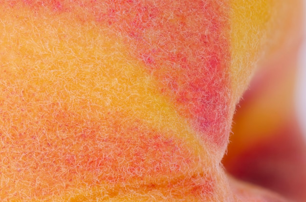 Zdjęcie fotografia makro skóry organicznej brzoskwini