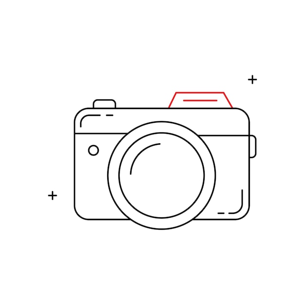 Fotografia Sprzęt Złapanie chwil Zdjęcie Zdjęcia Kamera Ikona Fotografia Podstawy Fotografia sprzęt Wektorowy Projekt ikony