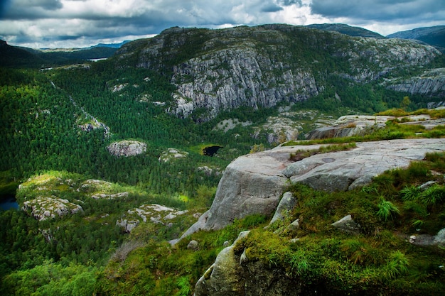 Zdjęcie fotografia z krajobrazami i przyrodą w norwegii