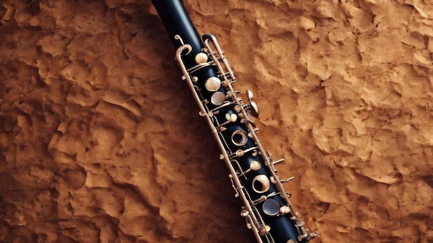 Fotograficzna tapeta tła z teksturą oboe