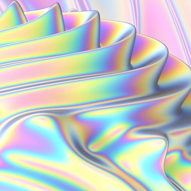 Fotograficzne holograficzne tło z iridescentnym gradientem