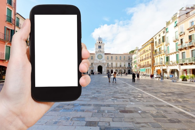 Fotografie turystyczne piazza dei Signori w Padwie