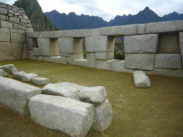 Fotografie Zaginionego Miasta Machu Picchu W Cusco Peru.