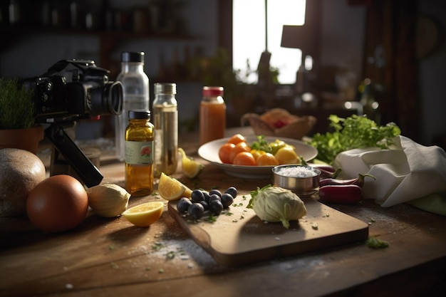 Fotorealistyczne profesjonalne zdjęcia komercyjne żywności