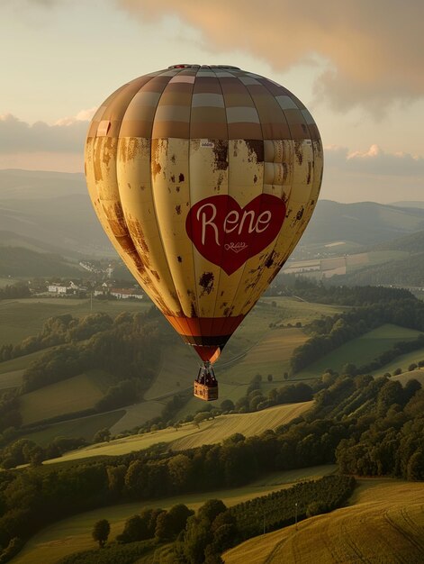 Fotorealistyczne statki powietrzne jako balon powietrzny