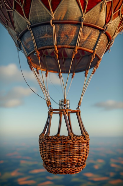 Fotorealistyczne statki powietrzne jako balon powietrzny