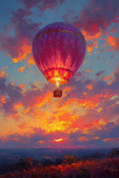 Fotorealistyczne statki powietrzne jako balon powietrzny