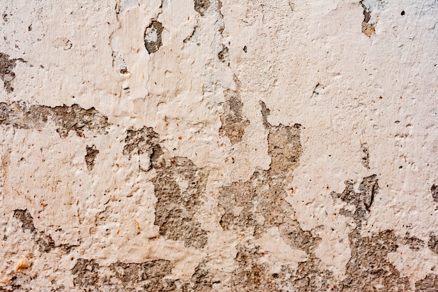 Fragment ściany Z Zadrapaniami I Pęknięciami