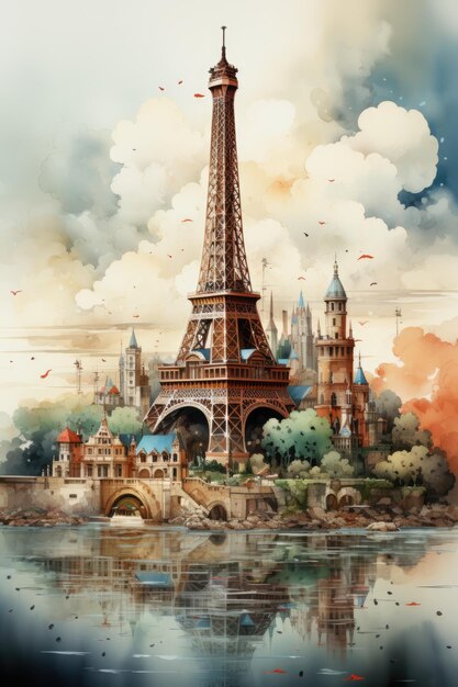 Francja Art Print