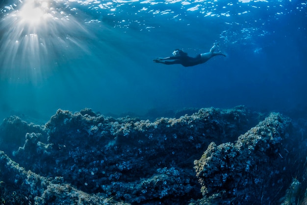 Freediving Na Morzu śródziemnym