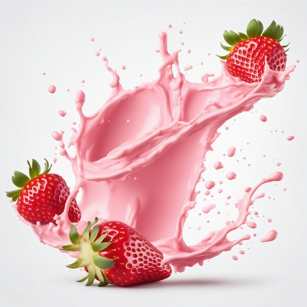 Fruit splash render generowany za pomocą sztucznej inteligencji