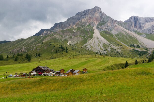 Fuciade Valley w Dolomitach