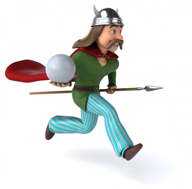 Fun Gaul - 3D Illustration