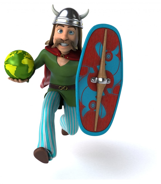 Fun Gaul - 3D Illustration