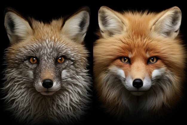 Furry Faces Zbliżenia zwierząt