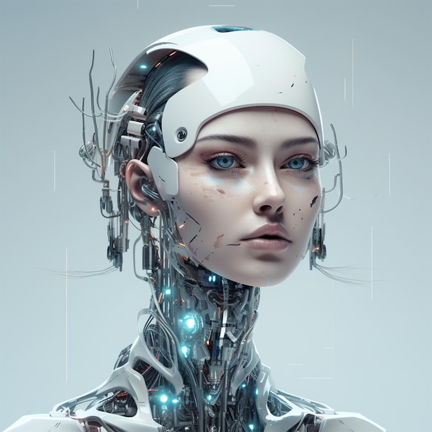 Futuristyczna postać sztucznej inteligencji