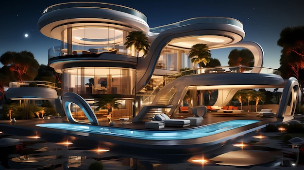 Futuristyczna Smart Villa