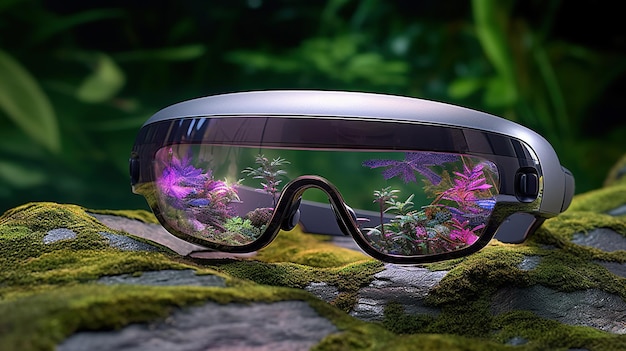 Futuristyczne okulary z technologią wirtualnej rzeczywistości