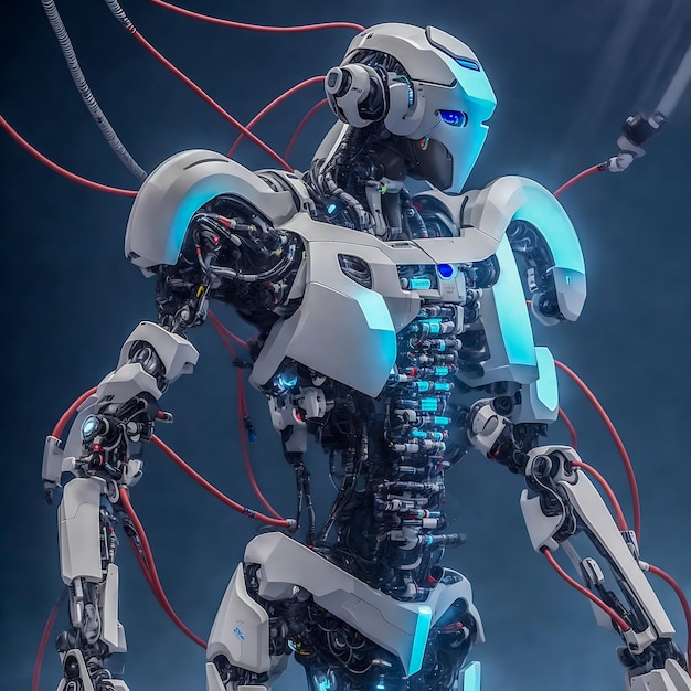 Futurystyczny robot dla przyszłego programu
