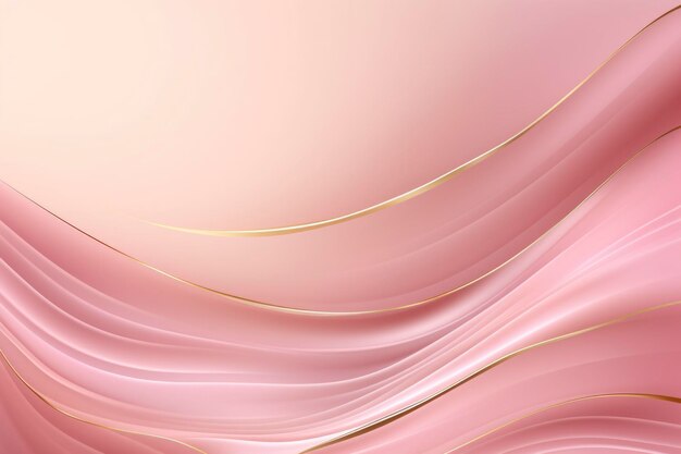 futurystyczny różowy i złoty kolor płynący falujący tło tapeta