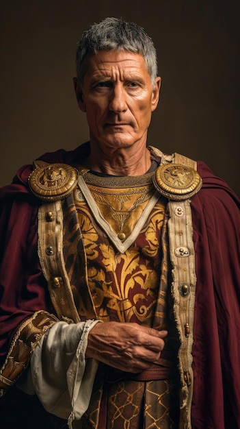 Gajusz Juliusz Cezar rzymski generał stanu i ikoniczna postać historyczna historia starożytna sprawność wojskowa przenikliwość polityczna i złożone dojście do władzy