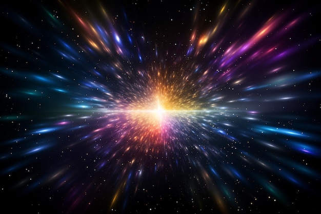 Galactic Glow Gala abstrakcyjne tło